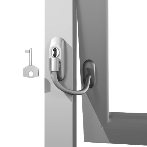 SET of 2 Max6mum Window Door Restrictors Safety & Security LOCKS D18 